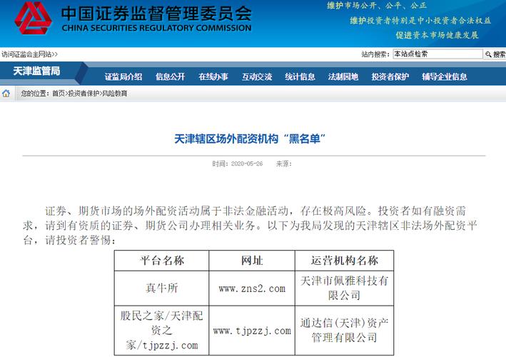 证监局密集提示场外配资风险_场外配资机构黑名单_上海配资门户