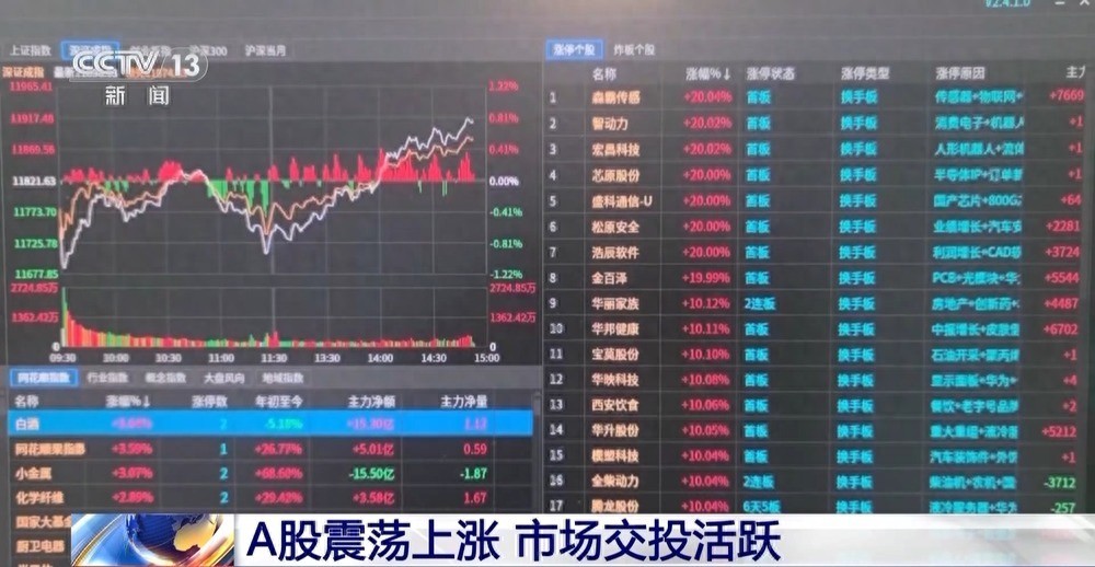 A股震荡上扬，成交额破2万亿！科技成长股受关注，后市如何布局？