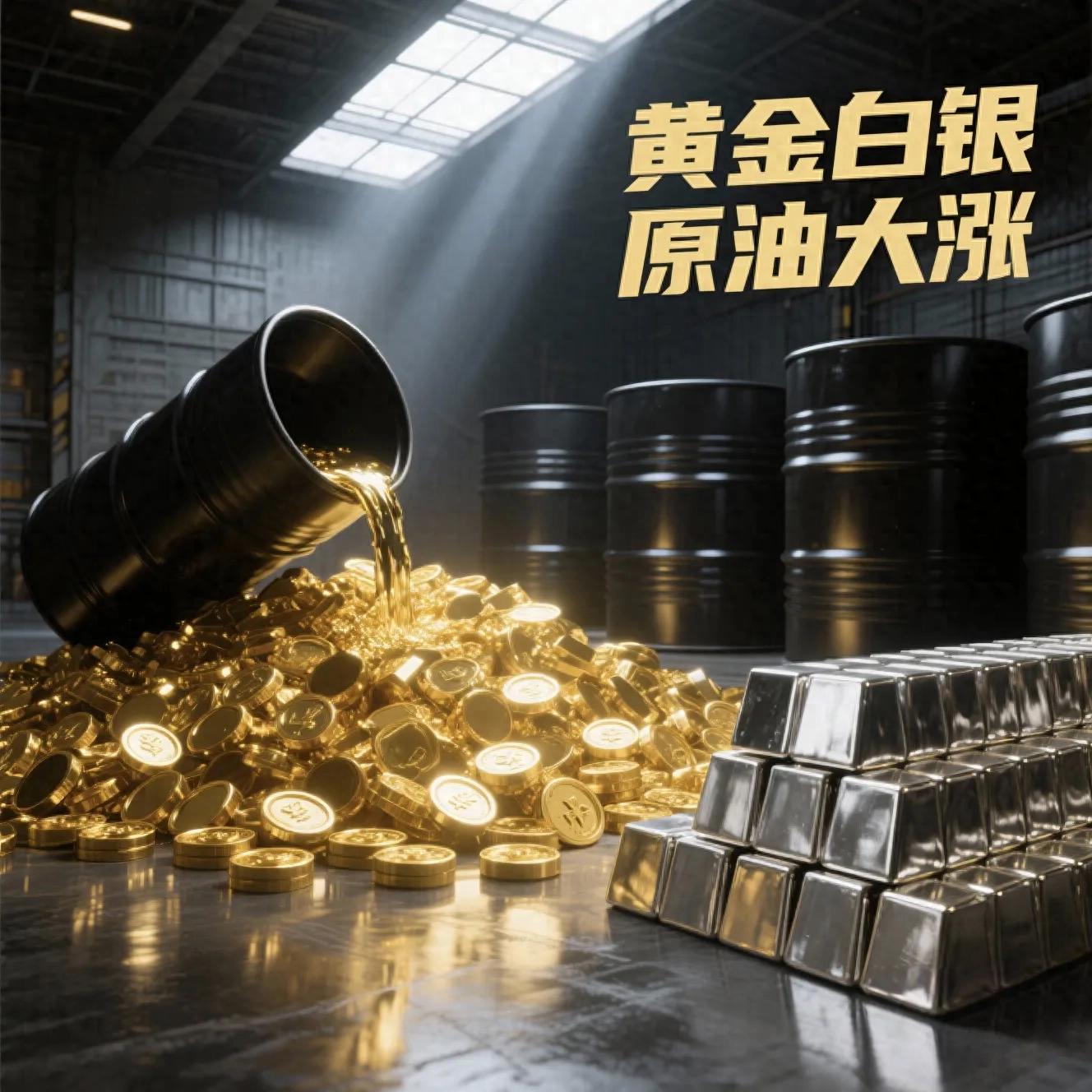 国际金融市场突变，黄金白银原油飙升，背后玄机与投资机会在哪？