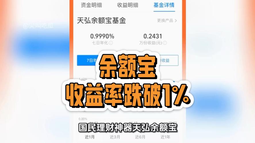 银行存款年化收益率_货币基金收益率普遍破1%原因分析_余额宝7日年化收益率跌破1%