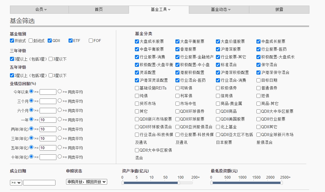 晨星评级筛选基金_高收益低风险基金选择_目前可买封闭基金